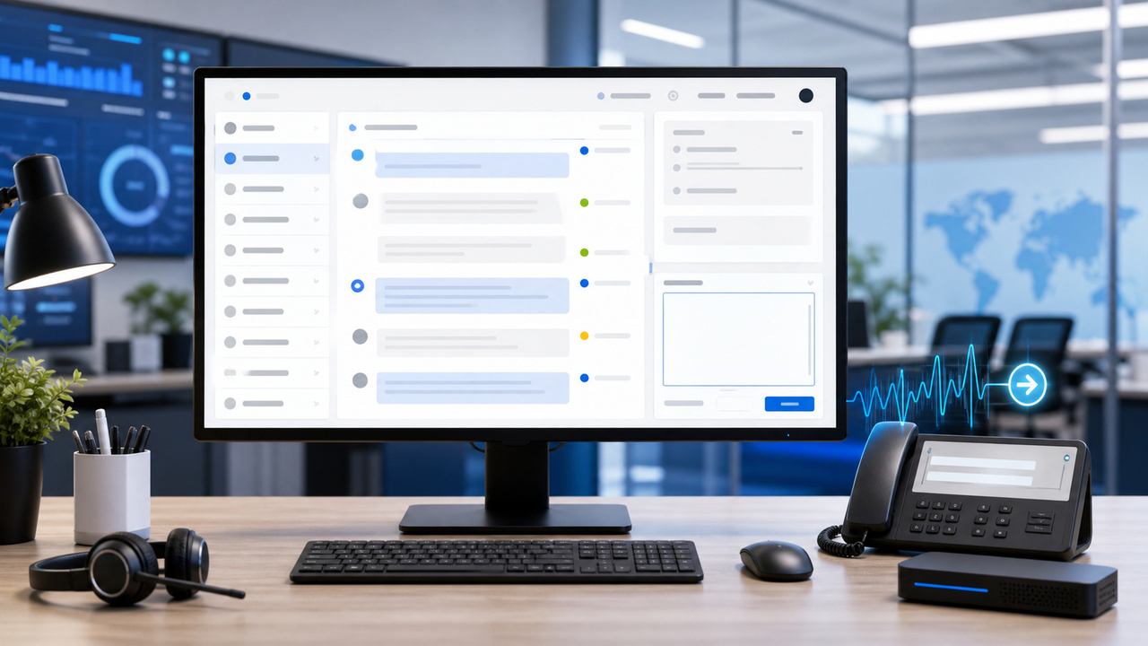 Human escalation queue shown on a browser workstation